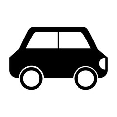 black icon car cartoon vector graphic design