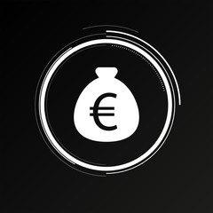 Future Button - Geldsack Euro