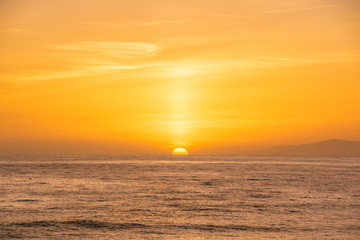 Sunset in Newport Beach, California 