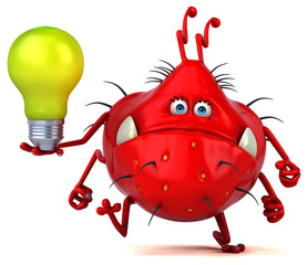 Fun germ - 3D Illustration