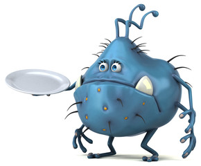 Fun germ - 3D Illustration