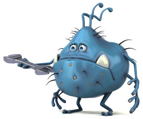 Fun germ - 3D Illustration