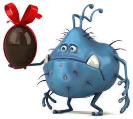 Fun germ - 3D Illustration