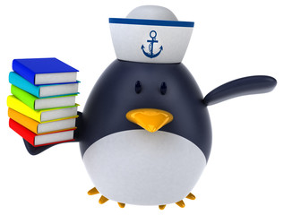 Fun penguin - 3D Illustration