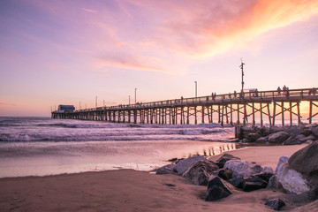 Newport Beach Sunset, Orange County, Southern California 