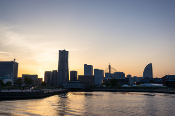 Sunset in Yokohama - 横浜の夕焼け２