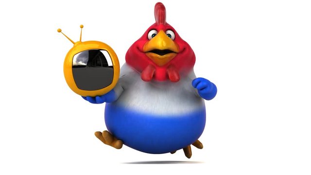 French chick - 3D Animation