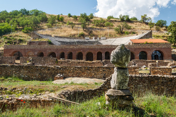 Ruins of the ancient Heraclea Lyncestis town, Macedonia (FYROM)