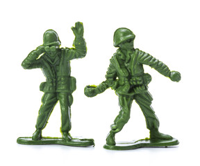 Collection of traditional toy soldiers