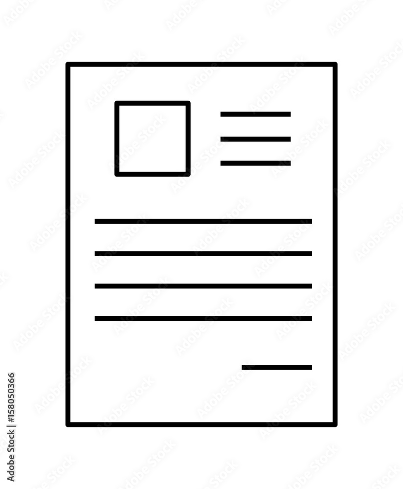 Fototapete paper document file web icon vector symbol icon design.