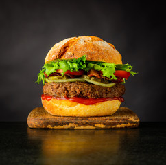 Beef Burger Sandwich Fast food