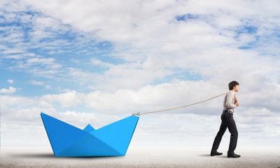 Obraz premium Water transporation concept