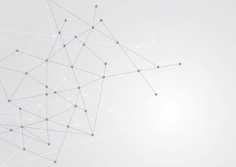 Abstract computer generated on white background