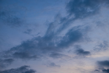 Naklejka na ściany i meble blue sky after dusk
