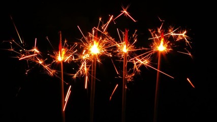 Spark Firework Background