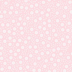 Ethnic floral seamless pattern with mandalas