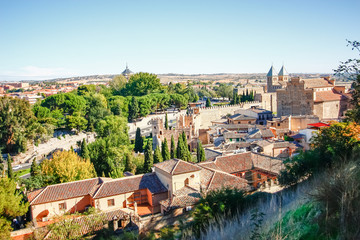 Fototapeta na wymiar Ancient city Toledo in Castilla la Mancha, Spain