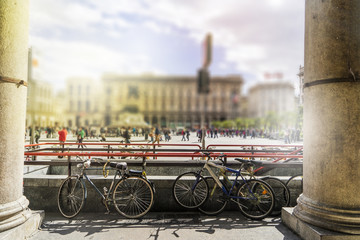 bicycle on the street 