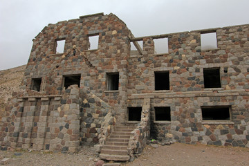 Abandoned Sosneado Hot Springs Hotel that has supposedly been a nazi hideout, Mendoza, Argentina