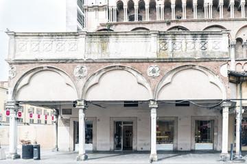 iews of the medieval square trento-Trieste famous for its cathedral and being a world heritage site