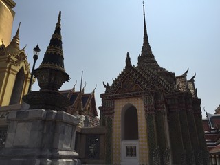 Wat Phra Kaew, Temple of the Emerald Buddha , Bangkok Thailand