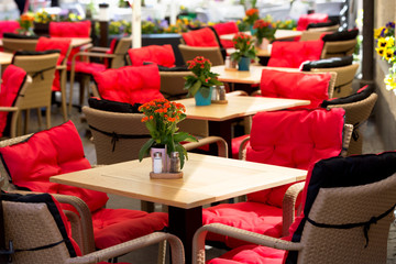 tables and chairs - the restaurant