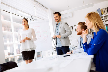 Fototapeta premium Business seminar and lecutre