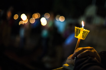 Greek easter candle