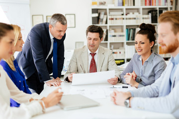 Business people meeting