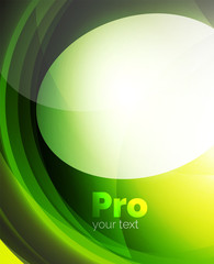 Shiny wave, glass futuristic hi-tech design. Vector abstract background