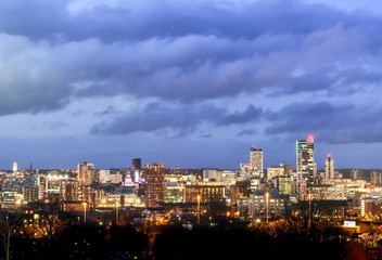 Leeds skyline UK