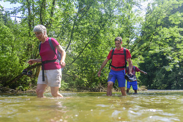 Kneipp-Tour im Fluss