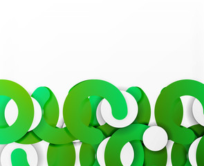 Circle geometric abstract background, colorful business or technology design for web