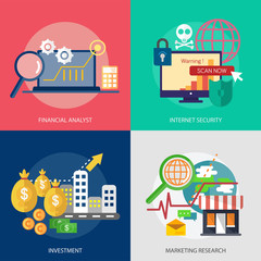 Obraz premium Business and Finance Conceptual Design