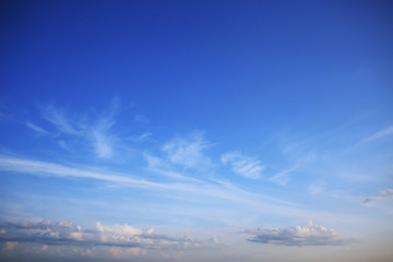 The sky in the clouds