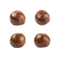 Cookie dough ball isolated