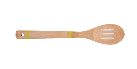 Wooden kitchen spoon.