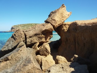 Ibiza island landscape 