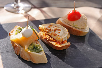 vegetarian pintxos