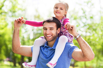 Fototapeta premium Father and Daughter 