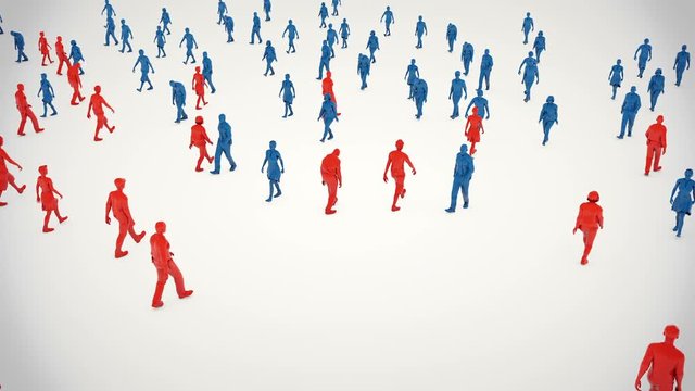 Computer generated crowd simulation