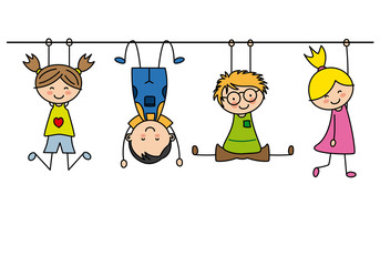 Group of children playing