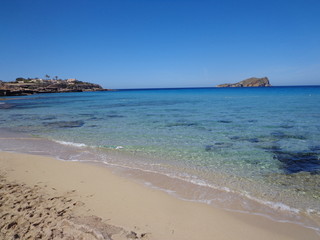 Fototapeta na wymiar Ibiza island landscape 
