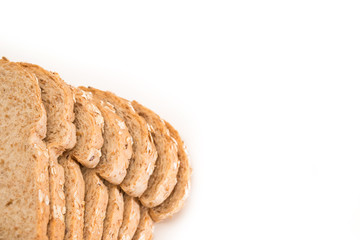 whole wheat bread, bio ingredients, very healthy