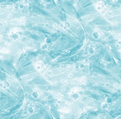 Obraz na płótnie Canvas Seamless blue background with foam texture