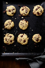 Cookies with chocolate chips