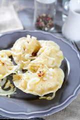 Nutritionally dumplings with onion