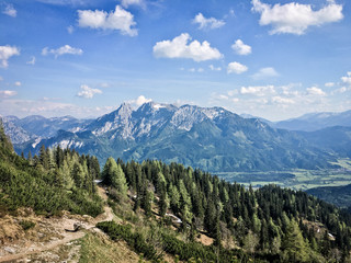 Panoramic view in National Park Gesäuse, Styria, Austria
