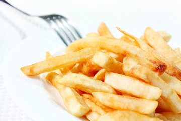 French fries on a plate