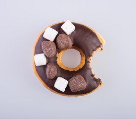 donut or tasty donut on the background.